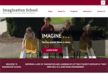 Tablet Screenshot of imaginationschool.org